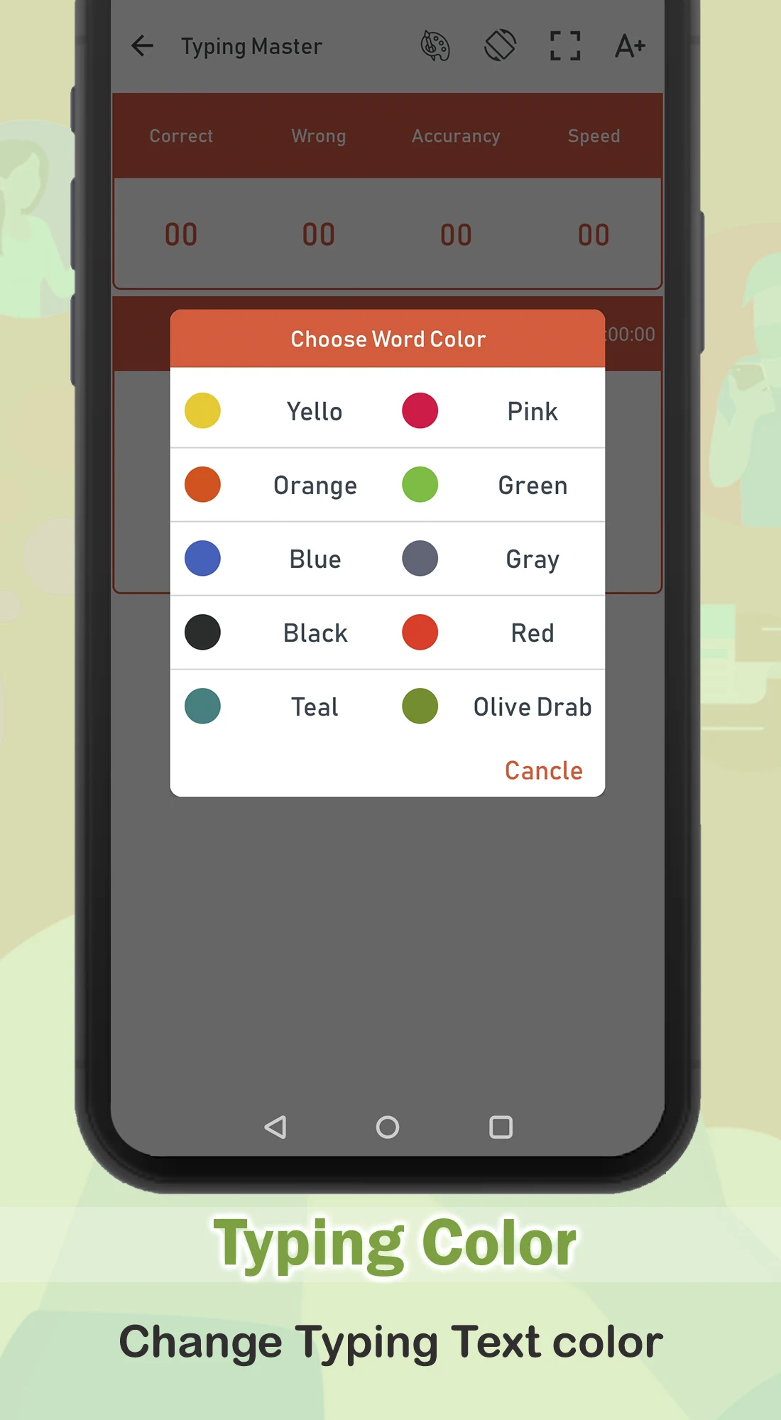Typing speed Test Learn typing screenshot